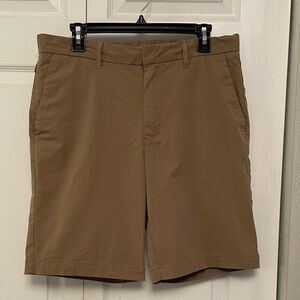 Goodfellow & Co. Linden Tech Wrinkle Resist Khaki Mens Shorts 34W 5 Pockets